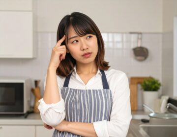 悩み事がある主婦