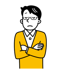 悩む男性